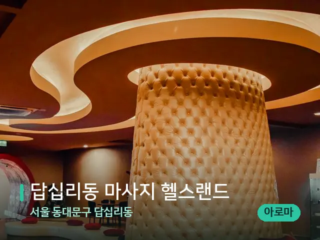 서울 동대문구 답십리동 답십리동 마사지 헬스랜드 — 웰니스 스파 공간